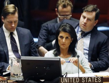 Νίκι Χέιλι: «Όταν ο ΟΗΕ μονίμως αποτυγχάνει οι ΗΠΑ αναλαμβάνουν από μόνες τους δράση»